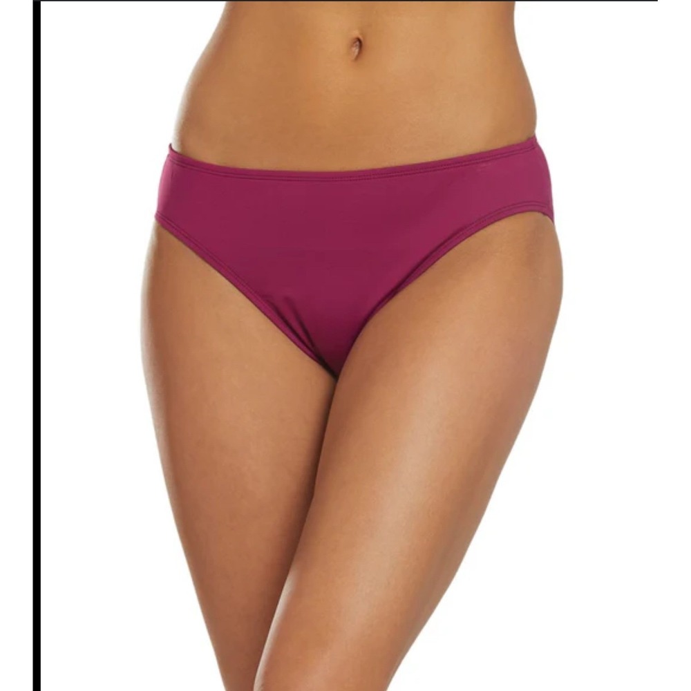 Lauren Ralph Lauren Plum Purple Swimsuit Bikini Bottom Womens Size 12 NEW‎